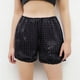 thumbnail image 2 of Odeerbi 3-12 Años Niños Niñas Lentejuelas Metálicas Sparkly Pantalones Cortos de Baile Sport Atletic Pantalones Cortos Etapa Rendimiento Trajes Verano Pantalones Color Sólido, 2 of 4