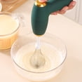 thumbnail image 5 of Hand Mixer, Wireless Mini Cream Whipper Handheld Beater, High Power Efficient Multi-Function Kitchen Tool USB Rechargeable Easy Clean, Black, 5 of 5