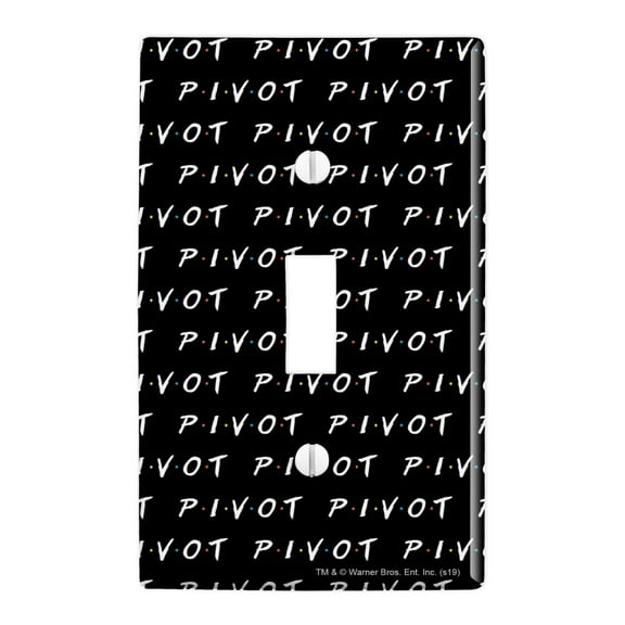 Friends PIVOT Plastic Wall Decor Toggle Light Switch Plate Cover