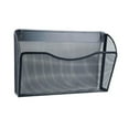 thumbnail image 2 of Abbracc Wall Mounted Mesh File Holder Display Rack Display Stand Metal Magazine Rack Black, 2 of 9