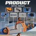 thumbnail image 5 of Genreen 11ft Stylish Inflatable Stand Up Paddle Board (SUP), Fishing Paddle Board with All Accessories for All Skill Levels, 5 of 8