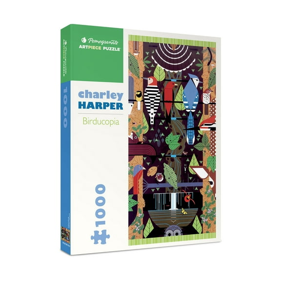 Pomegranate Communications, Inc. Charley Harper - Birducopia Puzzle: 1000 Pcs