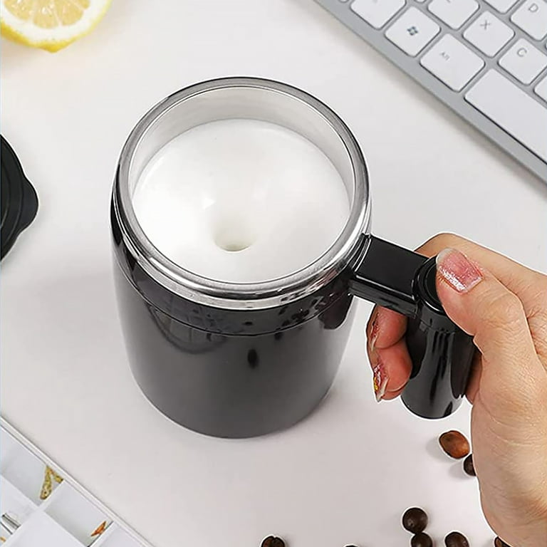 Jahy2Tech Self Stirring Coffee Mug Rechargeable Automatic Magnetic Mixing  Cup with 2 Stir Bars,13 oz…See more Jahy2Tech Self Stirring Coffee Mug