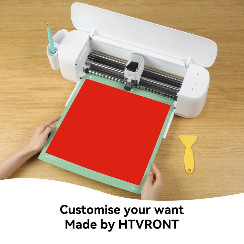 HTVRONT Permanent Vinyl Glossy-12" x 6FT Adhesive Vinyl Roll for Cutting Machine, Signs, Scrapbooking, Craft, Die Cutters-Dark Purple