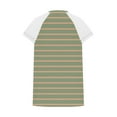 thumbnail image 3 of fatyb Débardeurs Rayés Femmes Dentelle Sans Manches T-Shirts Col Rond Tunique Décontractée Blouses d'Été Amples, 3 of 5
