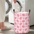 thumbnail image 4 of Goofa Strawberries Printed Circular Hamper,Laundry Basket with Handles,Storage Baskets Foldable,Large Capacity Laundry Hamper-Medium, 4 of 8