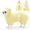 Yellow, variant on Pet Bathrobe, Towel For Dogs And Cats, Super Absorbent, Cute Dog Bath Towel, Hooded Coat, Adjustable Collar And Belly Strap, XS To XL