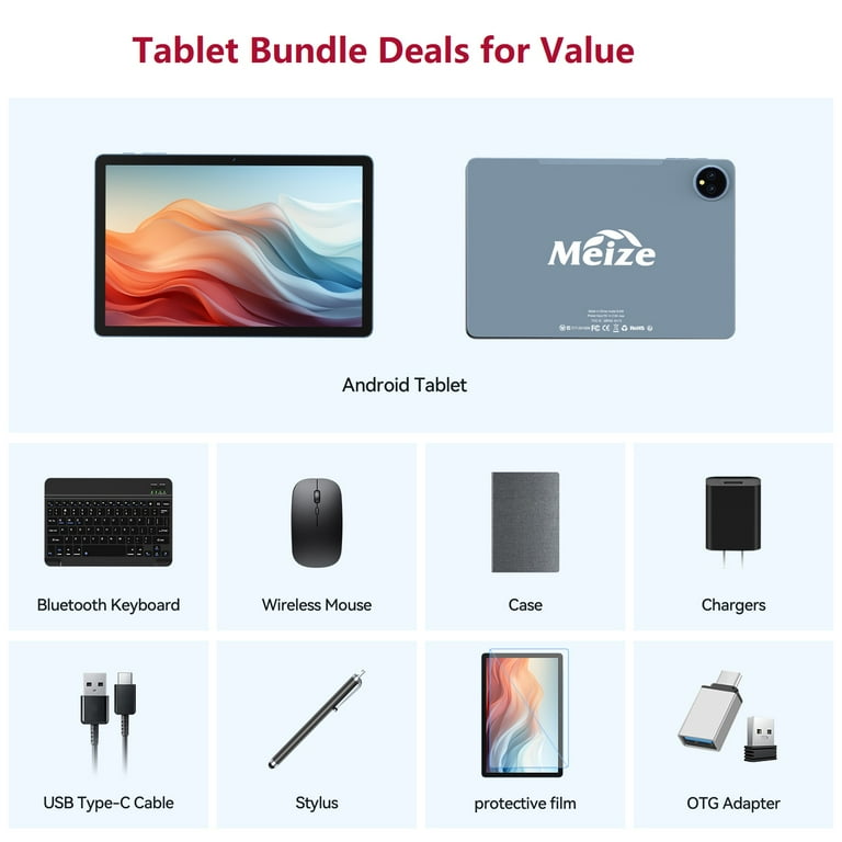 11inch Android 15 Tablet,128GB ROM 16GB RAM,Android Tablet,5G WiFi