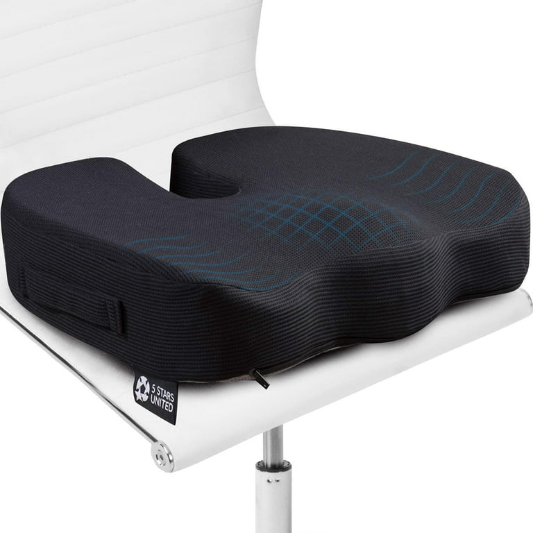 Seat Cushion for Back Pain | Padded Cushion for Chair | Sitting Cushions | Memory Foam Chair Pads | Coccyx Seat Cushion | Pillow Seat | Seat Mat