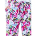 thumbnail image 3 of MTV Womens' Music Television Vintage '80s Logos Tie Dye Sleep Pajama Pants, 3 of 5
