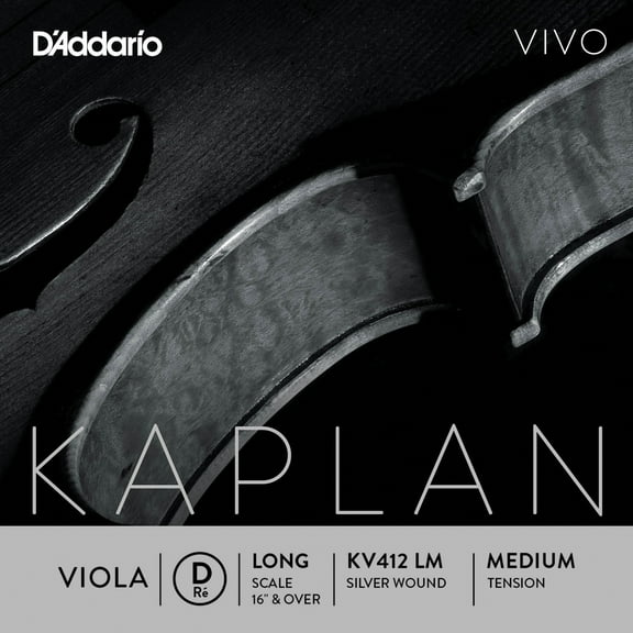 D'Addario KV412 LM Kaplan Vivo Viola D String