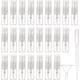 thumbnail image 1 of 40 frascos de muestra recargables de 2 ml con pulverizador de niebla fina, tapa de plástico transparente, 10 goteros y 4 embudos para perfumes y lociones de viaje., 1 of 9