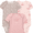 Pink Swan, variant on Baby Girl Bodysuit, 3-Pack, Sizes Preemie-18 Months