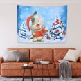 thumbnail image 5 of Tapiz de pared con diseño navideño de 200x150cm, alfombra para colgar en la pared, alfombra para sala de estar, dormitorio, decoración del hogar, 5 of 5