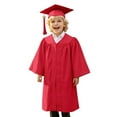 thumbnail image 3 of Boys Girls Primary School Graduation Cap and Gown Graduation Red Cap and Gown for Kindergarten Kids Ceremony Party Gift, 3 of 5