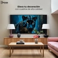 thumbnail image 3 of Cuadro Decorativo Canvas Revolution Marco Flotante Mirada Nocturna 120x60 Marco Negro, 3 of 3