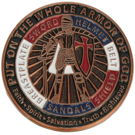 Armor of God Lapel Pins Christian Religious Pins Pkg of 6