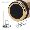 thumbnail image 4 of Elemental Recess Lowball Tumbler, 10oz Triple Wall Stainless Steel Cup with Non-Shattered Tritan Lid, Insulated Whiskey Glass, Insulated Coffee Tumbler Mug for Hot & Cold Drinks - Gold, 4 of 7