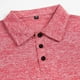thumbnail image 4 of Camiseta deportiva de manga corta con cuello para hombre: diseño liso, poliéster-spandex, prenda informal para la playa, estampado a rayas, tallas S-XXXL, 4 of 7