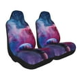 thumbnail image 2 of Sikiie Color Explosion Makeup Brush Car Seat Covers 2PCs Front Car Seat Covers Universal fit for Most Cars SUVs and Trucks-1, 2 of 9