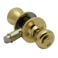 thumbnail image 1 of Poignée de Porte d'Intimité pour Maison Mobile Classique de Qualité Pro Knob pour Lit et Salle de Bain, Laiton Poli (1), 1 of 4