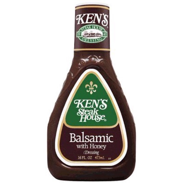 Ken's Steak House Balsamic with Honey Dressing 16 Oz (Pack of 2