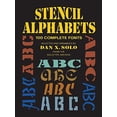 thumbnail image 2 of Lettering, Calligraphy, Typography Stencil Alphabets: 100 Complete Fonts, (Paperback), 2 of 3
