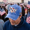 thumbnail image 4 of 250th Anniversary USA Hat US Map 250 Year American Anniversary Baseball Cap Adjustable Patriotic Hats, 4 of 4