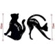 thumbnail image 2 of Delineador de ojos de gato: plantilla para contorno de sombras de ojos (juego de 2) para ojos ahumados y catenarias impecables, 2 of 5