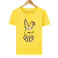 thumbnail image 3 of Blouse d'Été Grande Taille à Manches Courtes pour Femmes Col Rond Impression Jour de Pâques T-shirt Décontracté Manches Courtes Col en V T-shirt Femmes en Solde, 3 of 4