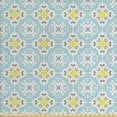 thumbnail image 1 of Vintage Fabric by the Yard, Repetitive Abstract Theme Antique Motif, Decorative Upholstery Fabric for Chairs & Home Accents, 2 Yards, Pale Blue Eggshell by Ambesonne, 1 of 2
