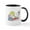 White/Black Inside, variant on CafePress - Snoopy Vintage Schroeder Mug - 11 oz Ceramic Mug - Novelty Coffee Tea Cup