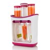 Squeeze Station - Pouch Filling Station for semi-Solid Food for Babies and Toddlers, Dishwasher Safe+10 POUCH Infant Baby Feeding Food Squeeze Toddler