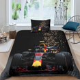 thumbnail image 5 of Formula 1 3d Duvet Cover Sets, F1 Bedding Set And Pillowcase For Single Or Double Bed Microfiber With Zipper Closure 2 Pcs Single, 5 of 5