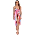 thumbnail image 4 of Shine Up 2 Pack Swimsuit Coverups Womens Chiffon Long Bikini Wraps Beach Bathing Suit Cover-up, 4 of 5