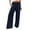 Navy, variant on Womens Wide Leg Pants Casual High Waisted Palazzo Pants Baggy Beach Trousers with Pocket Womens Cropped Pants Casual Sweat Pants Women Casual plus Size Womens Pants for Work Casual Tan Dress