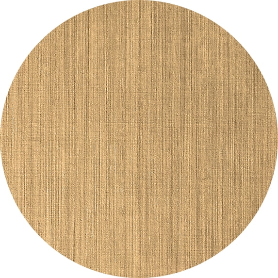 Ahgly Company Indoor Round Oriental Brown Industrial Area Rugs, 8' Round