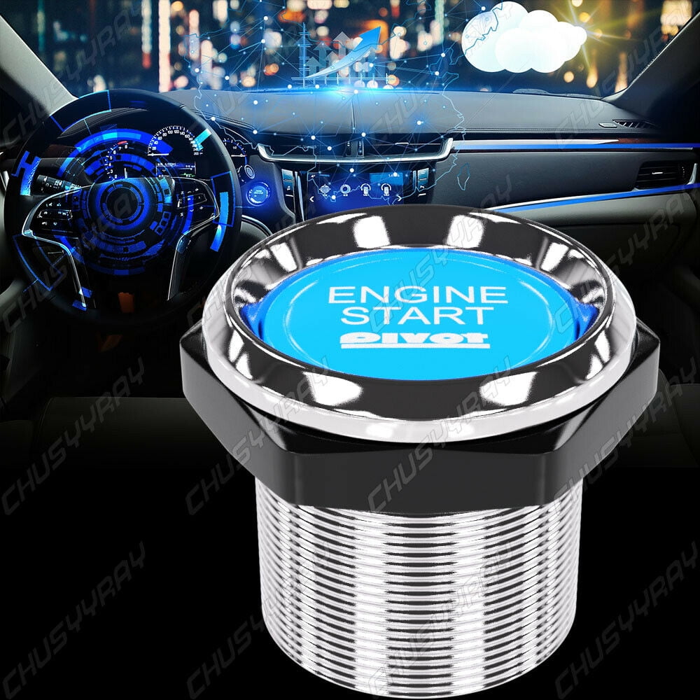 Car Ignition Switch 12V Engine Start Push Button Keyless Entry Starter Kit