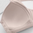 thumbnail image 3 of Push-Up Bra for Women, Backless Seamless U-Shaped Design with Mesh and Polyurethane Splicing, Soft Nylon Fabric, Regular Length, Fits True to Size, for Everyday Wear, 3 of 5