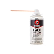 3-IN-ONE Lock Dry Lube, 2.5 OZ [12-Pack] — Residential Use, Standard Application