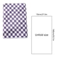 thumbnail image 3 of Chamoist Large Checkered Microfiber Bath Towel, 55" x 27.5" Quick Dry Thick Absorbent Towel, Soft Plush Lightweight Towel for Bathroom, Gym, Travel, 3 of 6