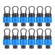 thumbnail image 1 of Tapón de extremo de tubería de riego por goteo de 12 piezas, accesorio de tapa de extremo universal de 1/2 pulgada, compatible con 16-1, azul y negro, 1 of 5