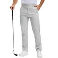 thumbnail image 2 of Mens Golf Pants Stretch Work Dress Pants Quick Dry Lightweight Casual Comfy Trousers with Pockets, 2 of 9