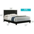 thumbnail image 2 of Glory Furniture Caldwell Faux Leather Panel Full Bed in Black, 2 of 2