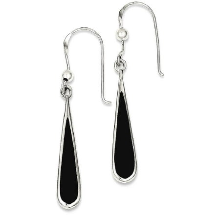Ice Carats 925 Sterling Silver Black Stone Drop Dangle Chandelier Ice Carats 925 Sterling Silver Black Stone Drop Dangle Chandelier Earrings Fine Jewelry Ideal Gifts For