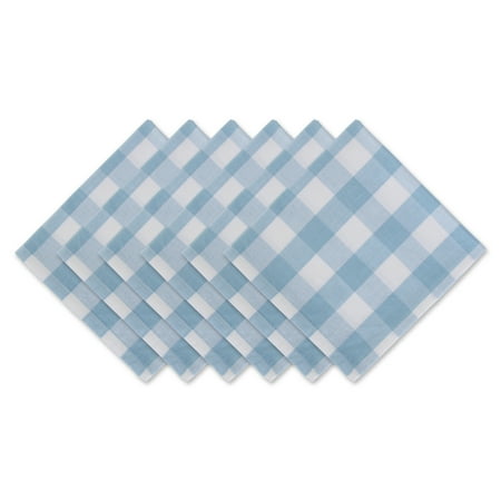 

Light Blue Buffalo Check Napkin (Set of 6)