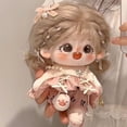 thumbnail image 2 of Muñeca de algodón de felpa Kawaii para niños, figura de súper estrella de peluche, sin atributos, puede cambiar la ropa, regalo, 20cm, 2 of 5
