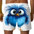 thumbnail image 4 of Mens Trunks Swimming Graphic Bird Print Board Shorts Elastic Waist Swim Shorts Quick Dry Breathable Beach Vacation Summer Daily Outfits Wear, 4 of 6