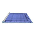 thumbnail image 2 of Ahgly Company Machine Washable Indoor Rectangle Oriental Blue Asian Inspired Area Rugs, 7' x 9', 2 of 4