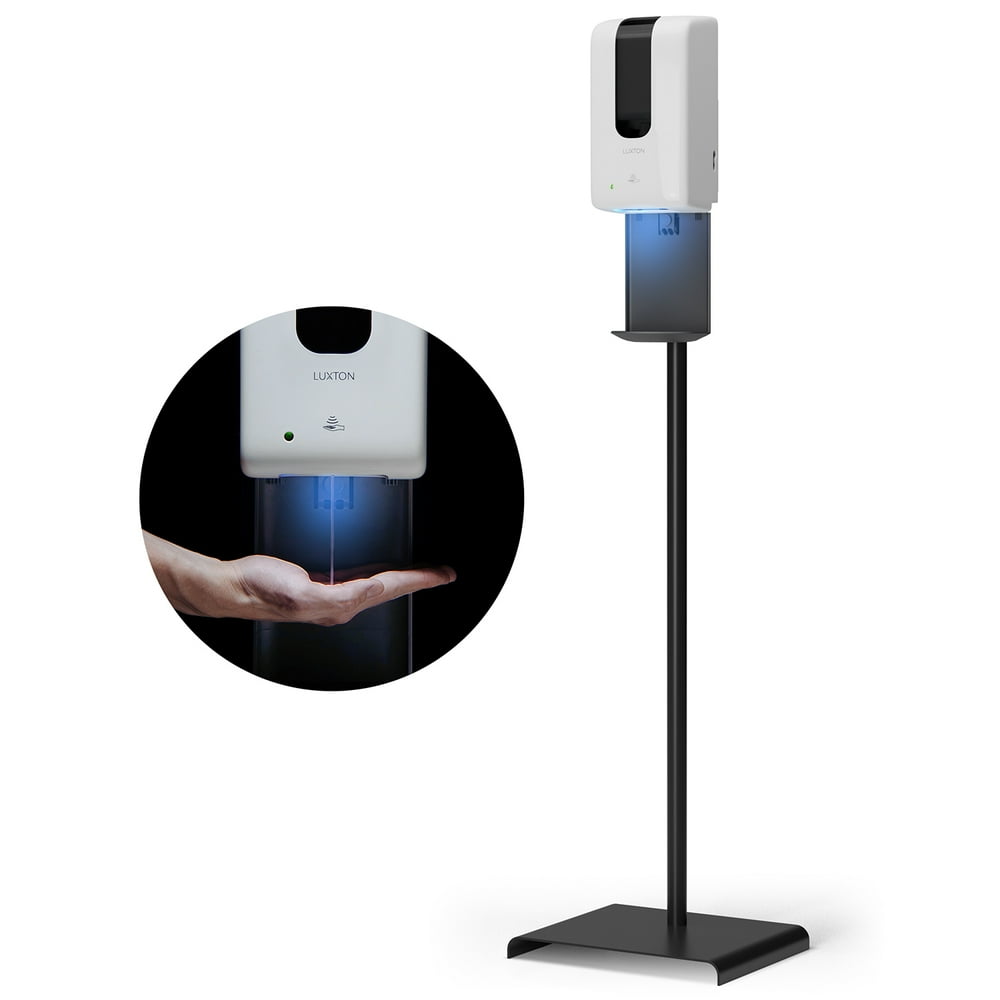 Luxton Automatic Hand Sanitizer Dispenser with Stand and Drip Catcher